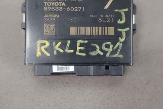 10-19 Lexus GX460 4-Wheel Drive Control Module OEM 89533-60271