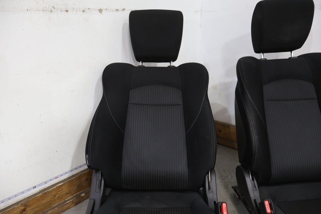 09-20 Nissan 370Z Coupe Z34 Pair LH&RH Nismo Cloth Bucket Seats (Black) Notes