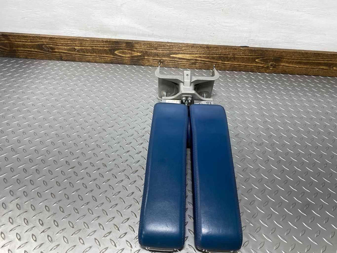 04-10 Bentley Continental GT Pair LH/RH Leather Center Console Arm Rests (Blue)