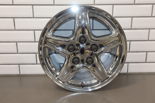 97-99 Chevy Camaro Single (1) 16x8 Chrome 5 Spoke Wheel *Mild Corrosion*