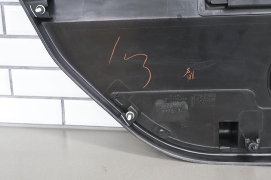 2005-2007 Hummer H2 Right RH Rear Door Trim Panel (Ebony 482) W/ Window Switch