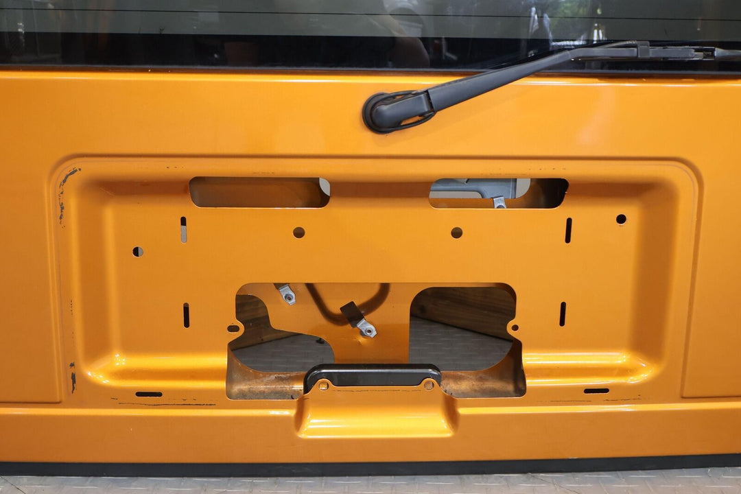 03-09 Hummer H2 Rear Hatch / Lid W/ Glass (Fusion Orange 55U) See Notes