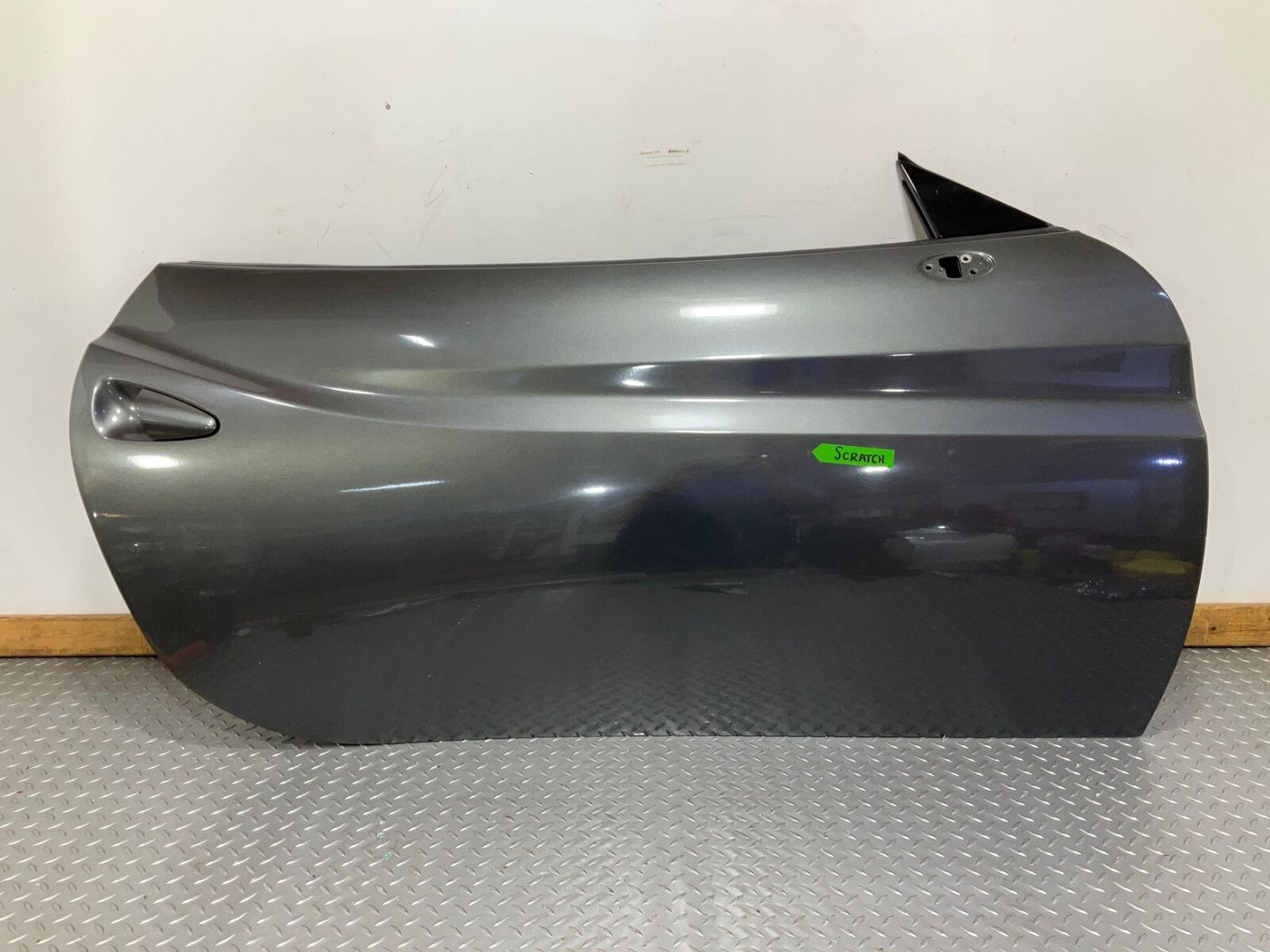 08-14 Ferrari California Right RH Door SHELL (Grigio Silverstone 740) Sold Bare