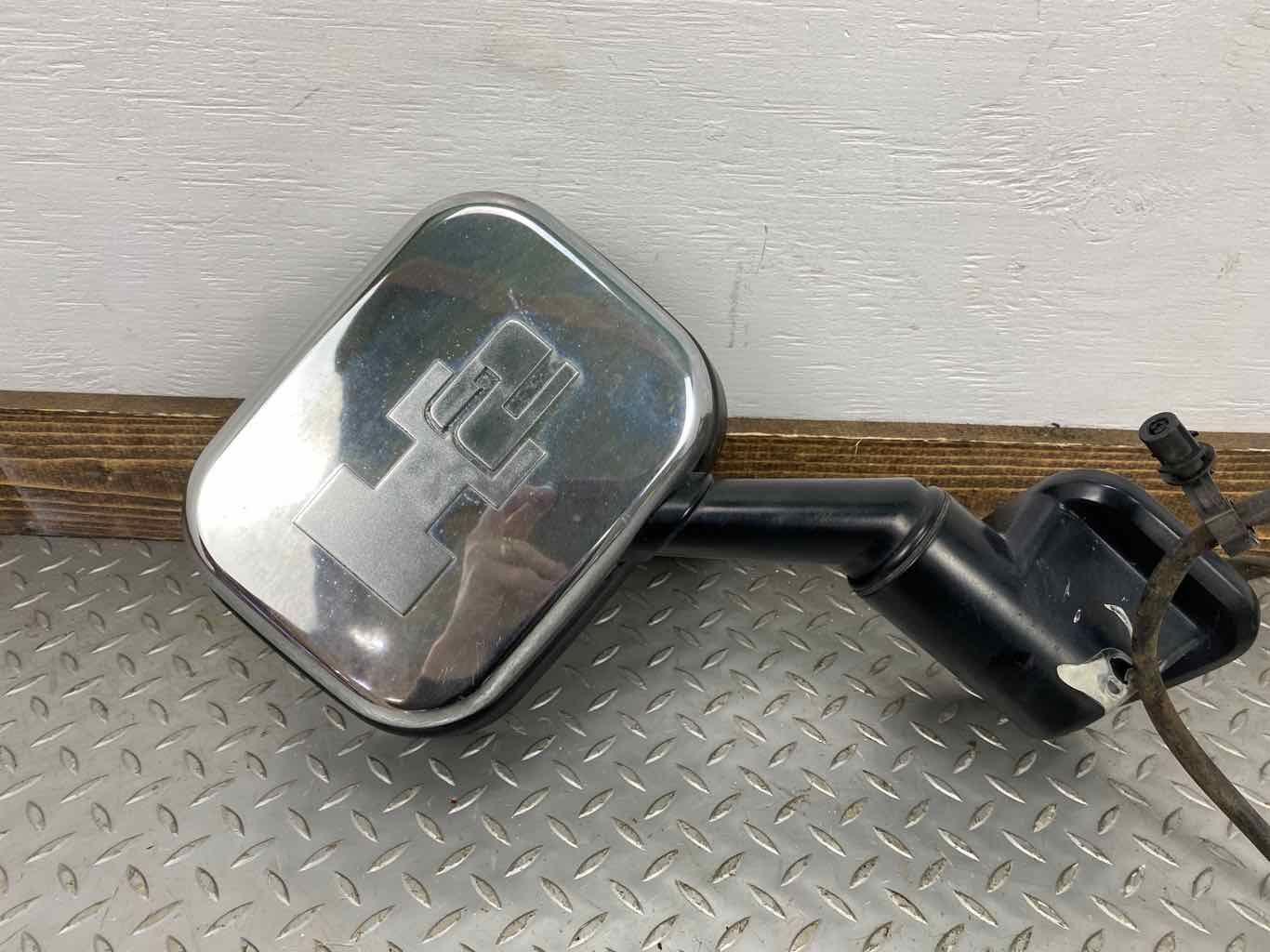 03-07 Hummer H2 Passenger Right Power Door Mirror (Black/Chrome R13) See Notes