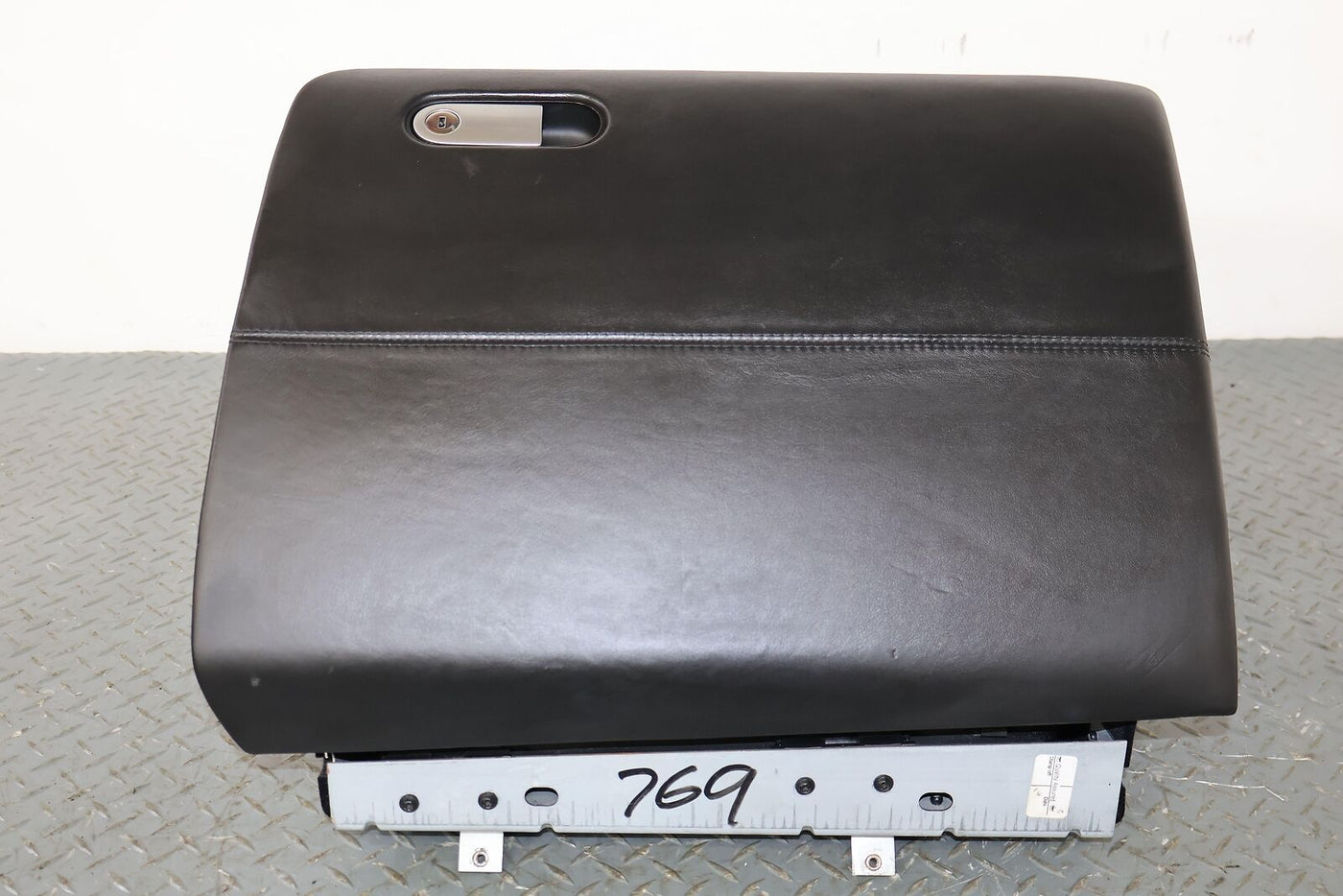 06-12 Bentley Flying Spur Interior Leather Glove Box Compartment Door (Black)