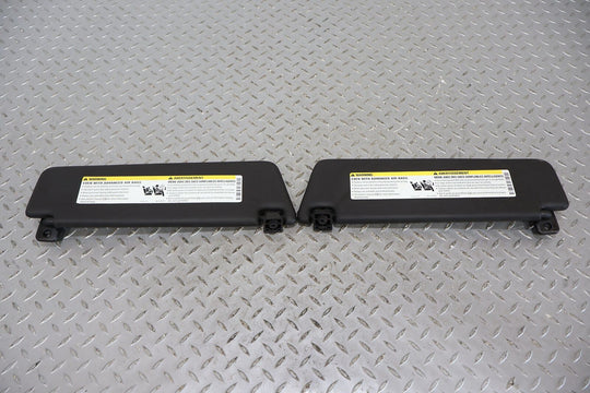 10-15 Chevy Camaro SS Pair Left & Right Interior Sun Visors (Black AFM)