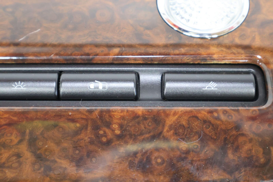 03-10 Bentley Continental GT Coupe Overhead Roof Console (Cognac/Woodgrain)