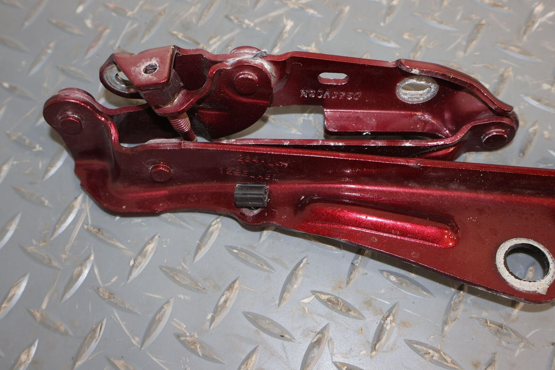 08-23 Dodge Challenger Pair LH & RH Hood Hinges OEM (Octane Red PRV)