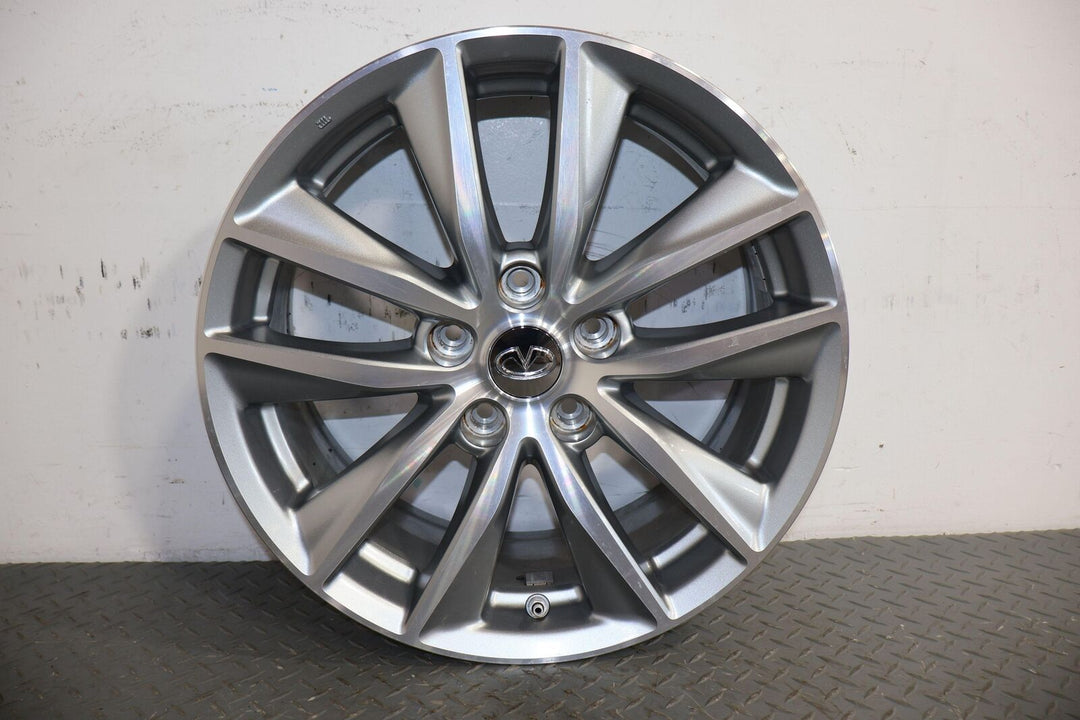 14-17 Infiniti Q50 17X7.5 OEM 5 V Spoke Wheels Set of 4 (Painted Silver)