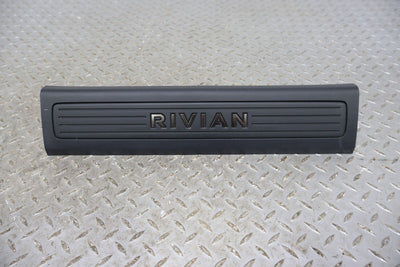 22-24 Rivian R1S LH&RH Front Interior Door Sill Entry Plates (Textured Black)