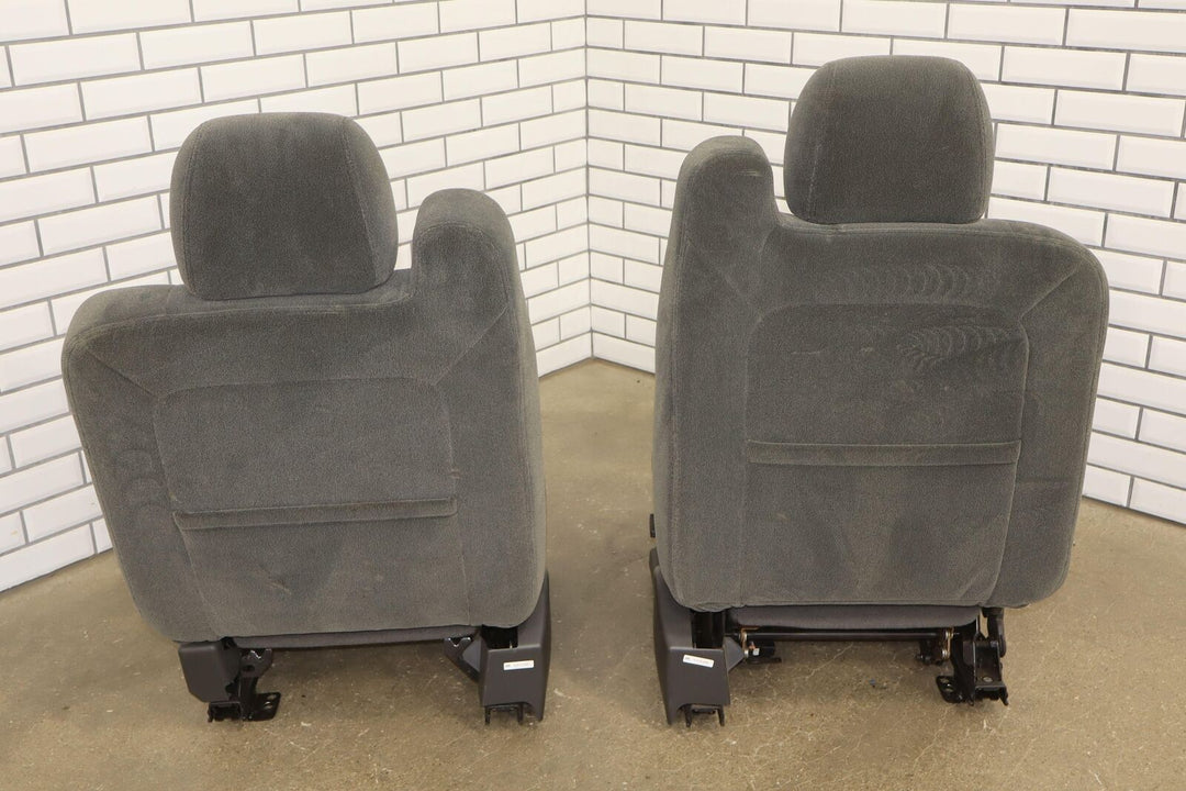 03-07 Chevy Silverado Sierra Extended Cab Charcoal Cloth Seat Set (Front/Rear)