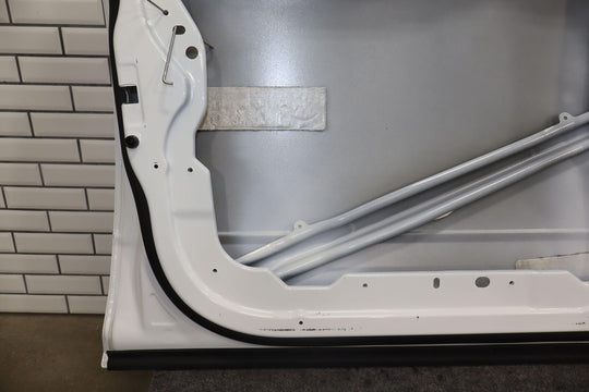 09-18 4th Gen Ram 2500 Mega Cab Front Left LH Door Shell (Bright White PW7) Bare