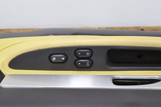 02-05 Ford Thunderbird Left Interior Door Trim Panel (Yellow & Black) See Notes