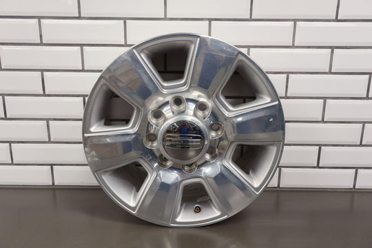 14-18 Ram 2500 18x8 OEM 6 Spoke Wheel (Polished & Painted) Face Marks