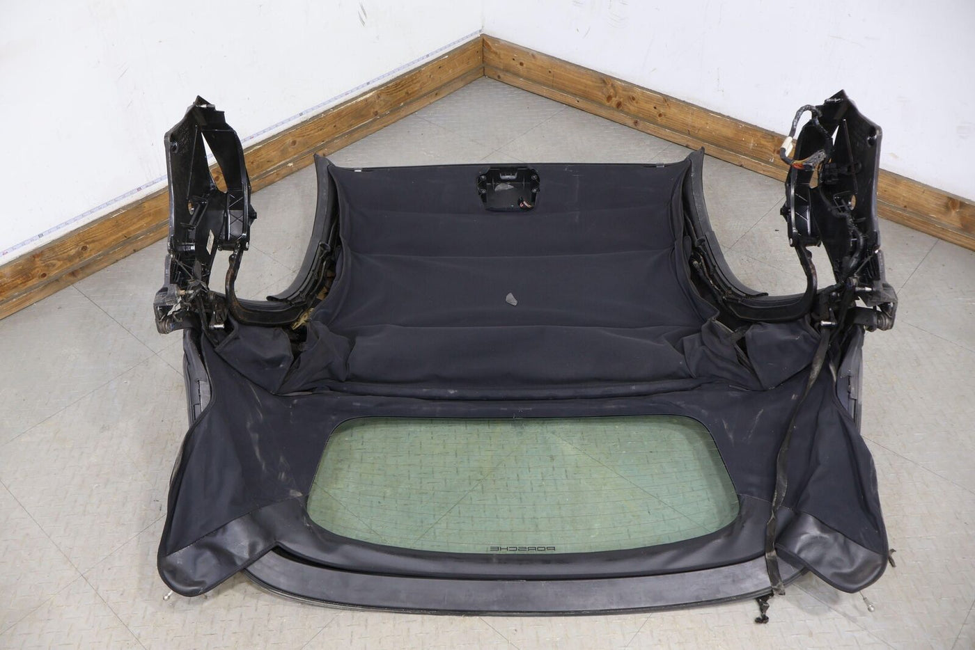 05-12 Porche 911 997 OEM Soft Black Cloth Convertible Top W/Frame No Pump/Lines