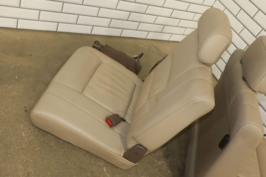 1996-1997 Lexus LX450 Land Cruiser Pair Rear 3rd Row Leather Seats (Beige LC43)