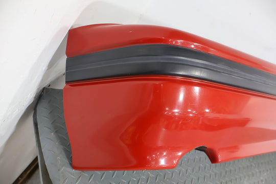 Red 86-91 Mazda RX7 FC Rear Bumper W/ Rebar W/ Corner Marker s