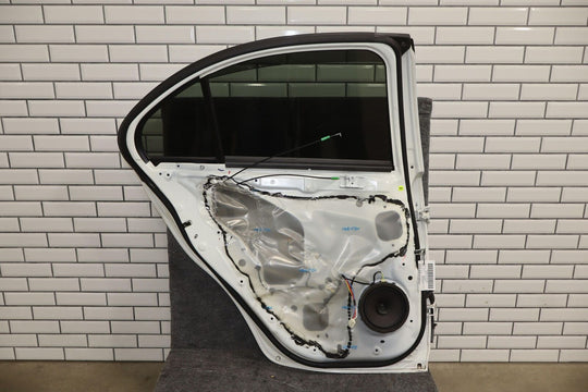 08-15 Mitsubishi Lancer Evolution Evo X Driver Left Rear Door (White W37)