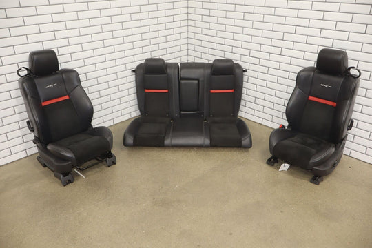 2008-2010 Dodge Challenger SRT-8 88k Leather/Suede Seat Set (Front/Rear)