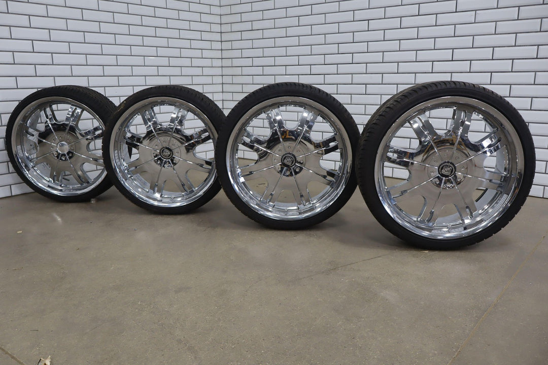 Cadillac XLR Set of 4 TSW 22x8.5 Wheels W/Tires 