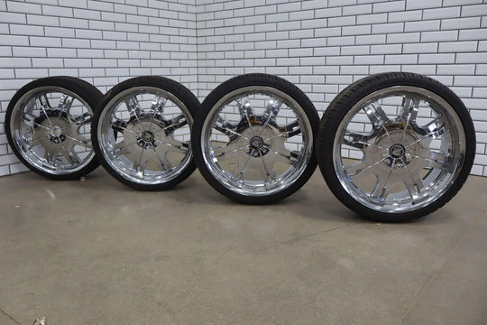 Cadillac XLR Set of 4 TSW 22x8.5 Wheels W/Tires 