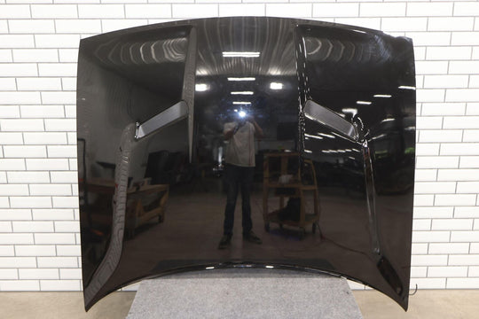 15-23 Dodge Challenger Dual Vent Hood (Pitch Black PX8-Respray) See Photos