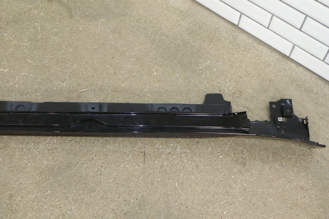 2021-2024 Tesla Model S Driver Left Rocker Molding / Side Skirt (Black SOLB)