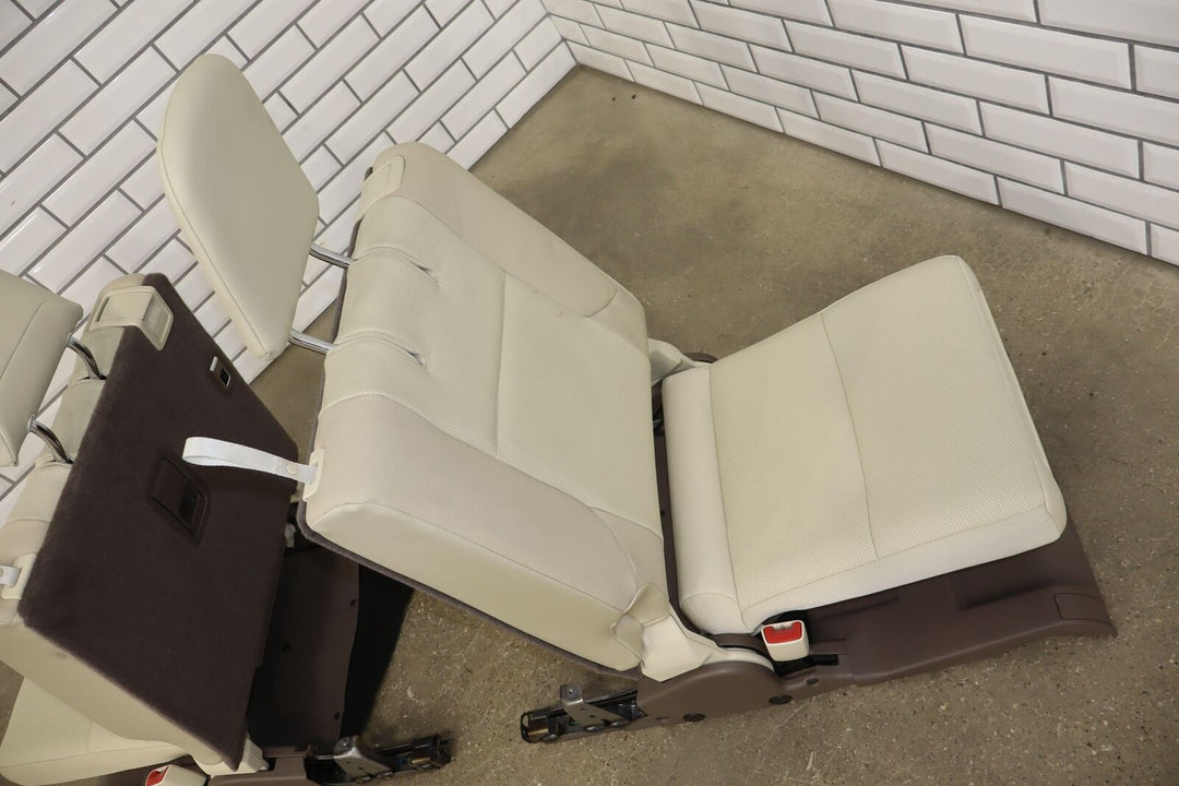 14-23 Lexus GX460 3rd Row Foldable Split Bench Seat Ecru (LA00) Leather