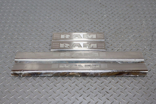 11-18 Ram 1500 2500 Crew Cab Door Sill Entry Plate Inserts Set of 4 (Aluminum)