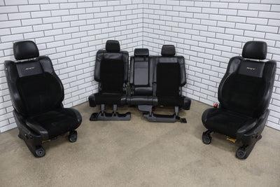 2015 Jeep Grand Cherokee SRT8 Leather/Alacantara Seat Set (Black) Heated/Cooled