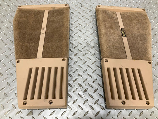 94-96 Chevy C4 Corvette Pair LH & RH Rear Speaker Covers (Light Beige) See Notes