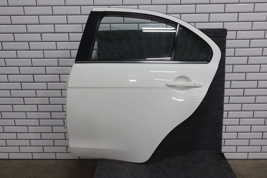 08-15 Mitsubishi Lancer Evolution Evo X Driver Left Rear Door (Wicked White W37)