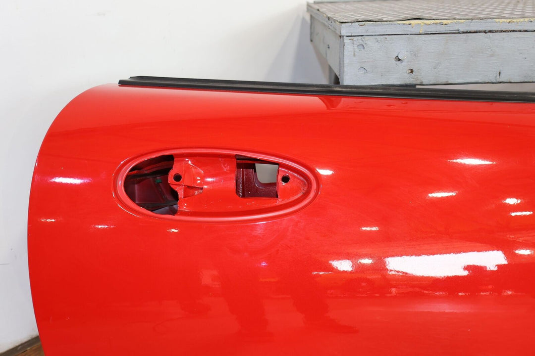 97-04 Chevy Corvette C5 Right RH Passenger Door Shell (Torch Red 70U) Sold Bare