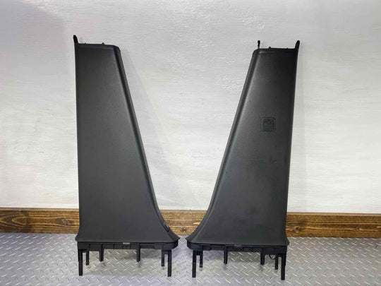 03-04 Audi RS6 LH & RH Interior Lower B-Pillar Trim Panels (Black) See Notes