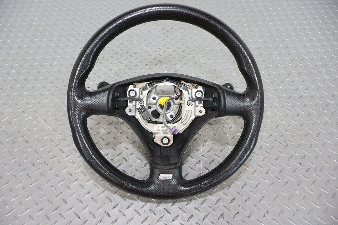 03-04 Audi RS6 OEM Leather Steering Wheel (Black QH) Mild Wear