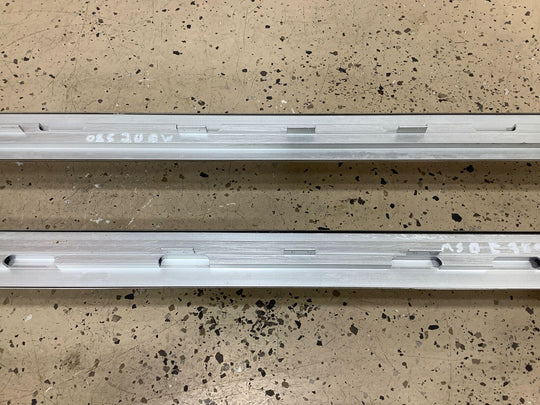 03-10 Bentley Continental GT Driver & Passenger Pair of Aluminum Sill Plates