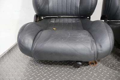 1996 Pontiac Firebird Trans AM Leather Seat Set Front&Rear (Graphite) Cracking