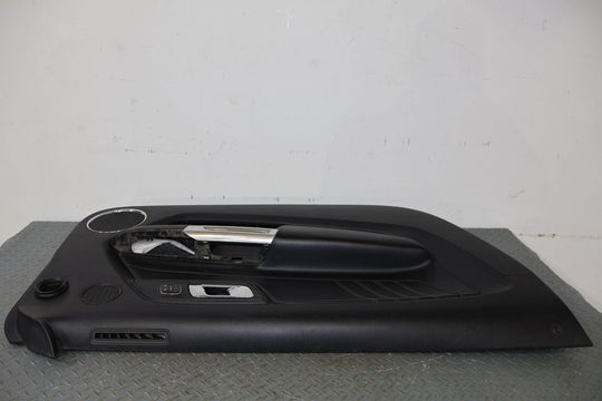 15-20 Ford Mustang GT Left LH Interior Door Trim Panel (Ebony 41/ Aluminum Trim)