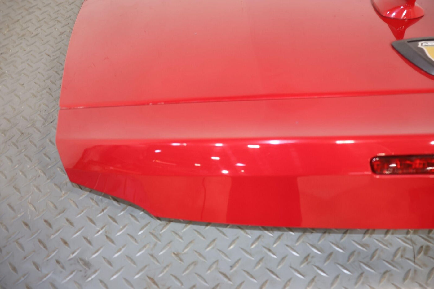 17-19 Fiat 124 Spider OEM Deck Lid W/ Spoiler & 3RD Brake Light (Rosso Red PKM)