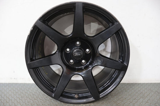 15-18 Ford Mustang GT Shelby Aftermarket 19x11 ET53 Wheel (Black) Curb Rash