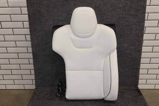 21-23 Telsa Model S Plaid Left LH Driver Rear Seat Upper Section (White)