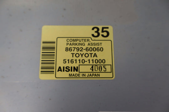 2004 Lexus GX470 Park Assist Control Module (Right Dash) OEM 86792-60060