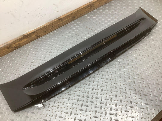 09-12 Porsche 911 Carrera Decklid Trim Panel W/ 3rd Brake Light Black (A1)