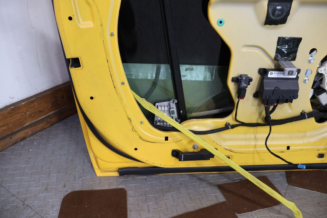 2011-2014 Dodge Challenger Left LH Door with Glass/Regulator (Stinger Yellow)