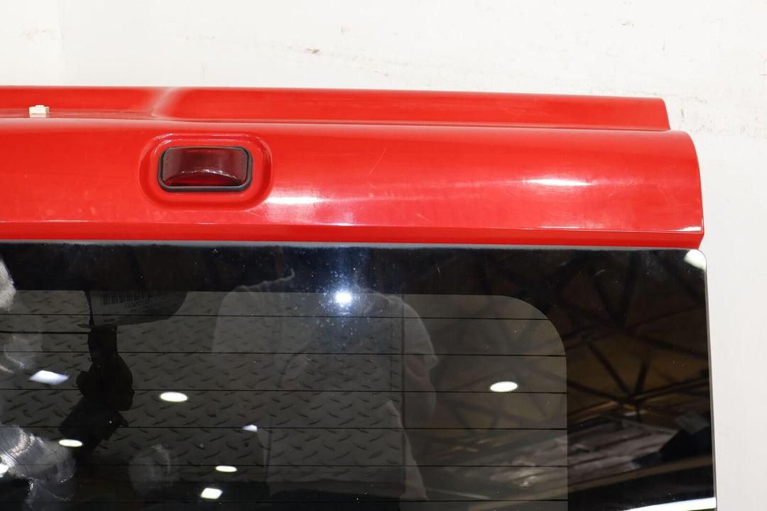 03-09 Hummer H2 Decklid Hatch W/Tail Finish Panel (Victory Red 74U) Latch Broken