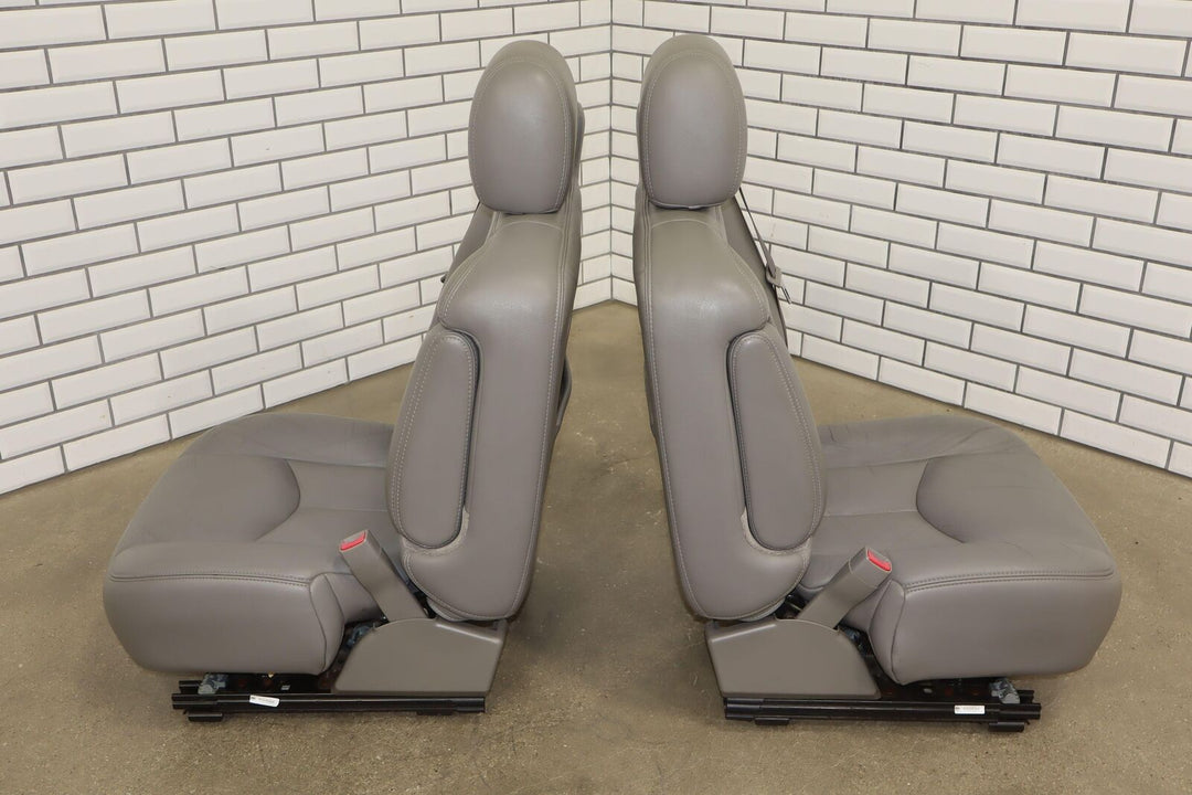 03-06 GMC Sierra/Silverado/Tahoe/Yukon Leather Heated Front Seats (Pewter 922)