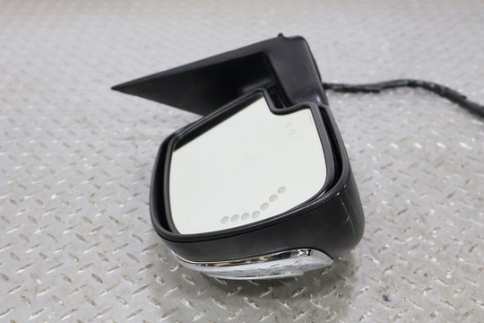 03-06 Cadillac Escalade Left LH Power Door Mirror (Black/Chrome Cap)