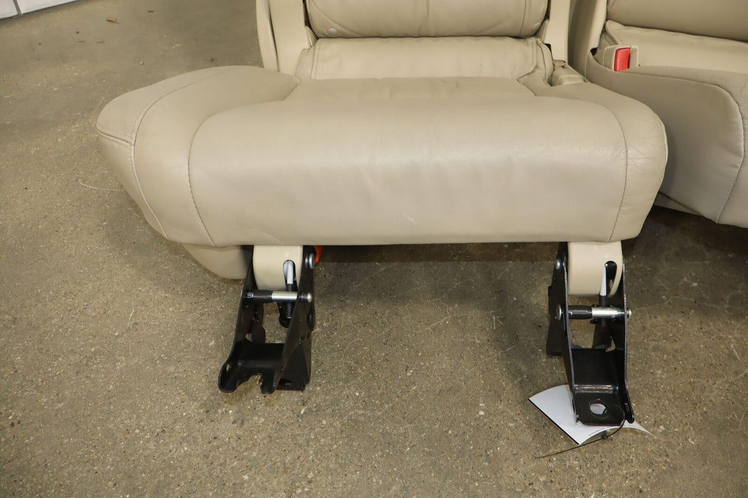 03-09 Lexus GX470 Pair LH&RH Split Bench 2nd Row Leather Seat Set (Ivory 00)