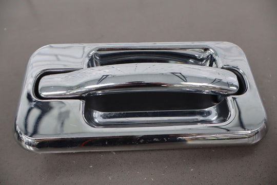 2003-2009 Hummer H2 Exterior Door Handles Set Of 4 (Black/Aftermarket Chrome)