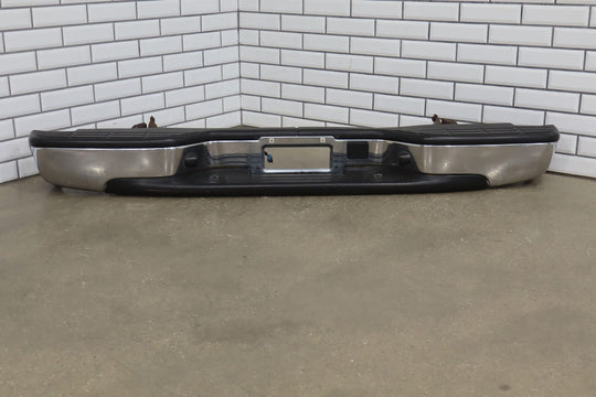 99-07 GMC Sierra 1500HD/2500HD Chrome Rear Bumper (Fleetside) OEM